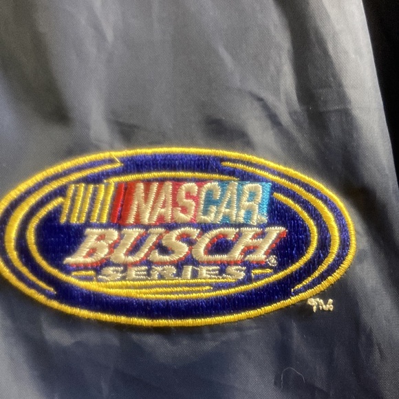 NASCAR  vintage navy  jacket - Picture 2 of 5
